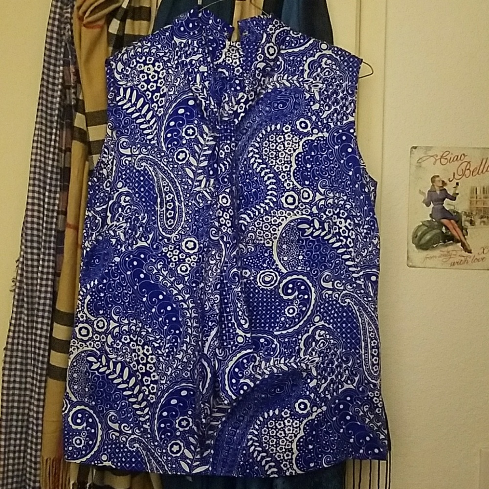 Vintage 60s Hawaiian Blouse size 16